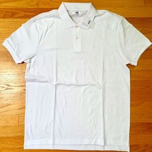 White short sleeve polo